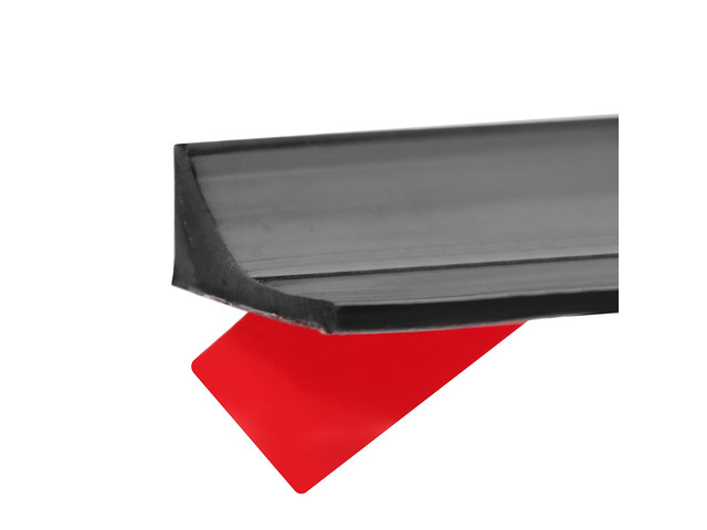 Silicone Shower Threshold Water Dam Barrier, 39 Inch, Black Self-Adhesive Glass Shower Door Bootom Seal Strip, Shower Water Guard Blocker for Walk...