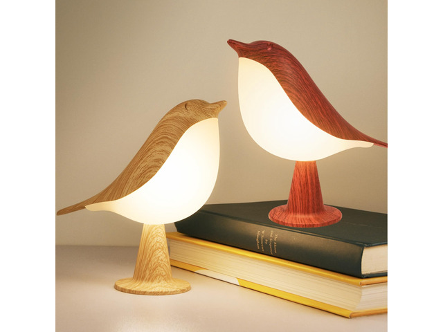 2 Cute Bird Lamps Combo,Small Bedside Lamps with 3 Color Temperature and Adjustable Brightness,Rechargeable Cordless Lamp for Bedroom Nightstand...