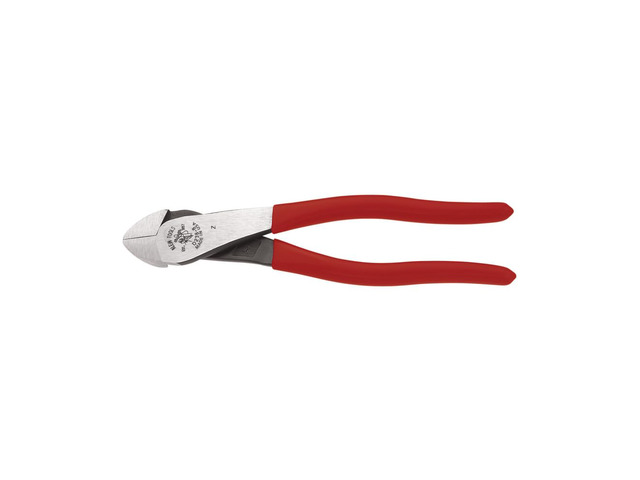 D238-8 Pliers, Made in USA, Diagonal Cutting Pliers with Angled Head, Short Jaws and High-Leverage Design, 8-Inch