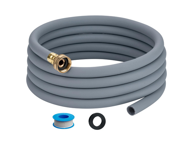 16FT Dehumidifier Drain Hose with 3/4 FHT Brass Rustproof Connector Versatile Drain Hose Perfectly Compatible with most Dehumidifiers and 3/4...