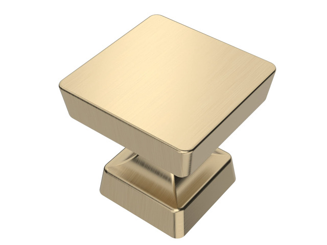 20 Pack Brushed Brass Cabinet Knobs 1.2 Inch(30mm) Single Hole Cabinet Handles Dresser Knobs Drawer Knobs and Pulls for Bathroom Cabinets ZH0008