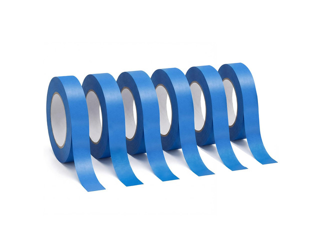 Blue Painters Tape 1 Inch Wide, 6 Rolls 0.98 in x 55 Yards Blue Masking Tape, Multi Surface Painter's Tape with Clean Removal, No Residue Paint...