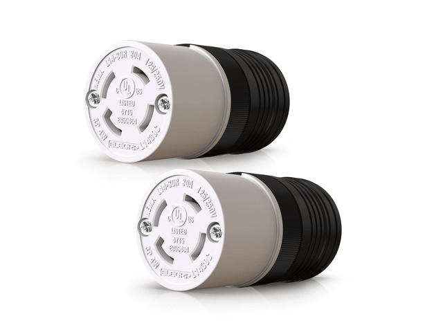 NEMA L14-30R Locking Connector, Generator Twist Lock Adapter Female Connector, 30 Amp 125/250V 3 Pole 4 Wire Grounding, Industrial Grade Heavy...