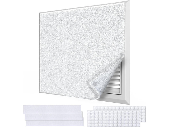 Air Vent Filters,20'x140'Cut to Fit Air Filter Material (100+Filters),MERV 8 Electrostatic Air Vent Filter for Home Floor, Grilles, Ceiling, HVAC...