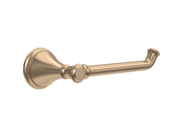 Single Post Toilet Paper Holder Champagne Bronze Wall Mount Cassidy Bathroom Accessories