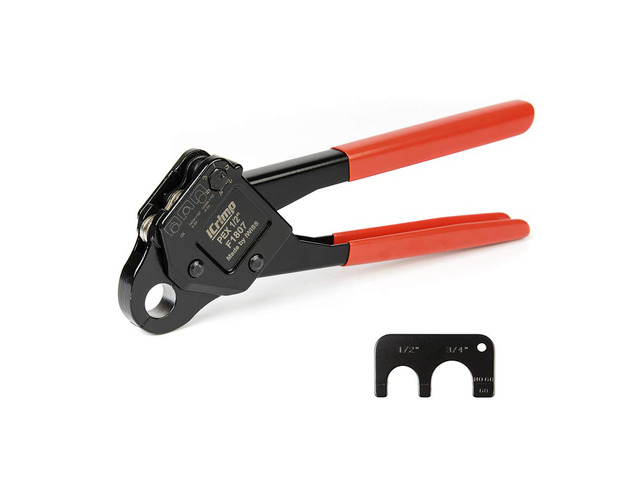 iCrimp Angle Head F1807 PEX Pipe Crimping Tool for 1/2-inch Copper Rings Angle Single PEX Crimper, Suitable for Tight Spaces