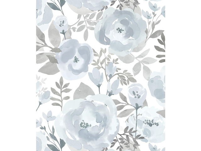 Floral Wallpaper Peel and Stick Wallpaper Self Adhesive 17.3inx393.7in Removable Contact Paper Decorative Wall Paper for Bedroom Bathroom Shelf...