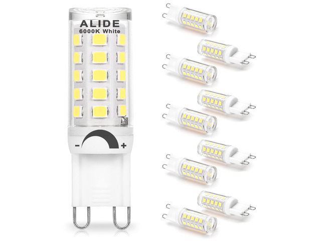 G9 Led Bulbs Dimmable 3W, 20W 25W 30W Halogen Equival,6000K Daylight White AC120V T4 Clear G9 Bi-pin Led Bulbs for Chandelier Pendant Wall Home...