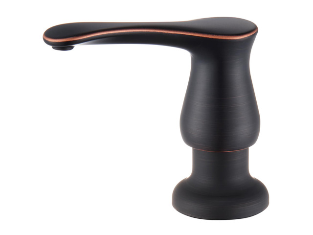 Kitchen Sink Soap Dispenser with 17 OZ Bottle - Oil Rubbed Bronze Bronze Soap Dispenser fot Kitchen Sink, Built in Soap Dispenser, Liquid...