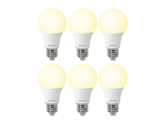 A19 LED Light Bulbs, 60 Watt Equivalent LED Bulbs, Soft White 2700K, 800 Lumens, E26 Standard Base, Non-Dimmable, 8W Warm White LED Bulbs for...