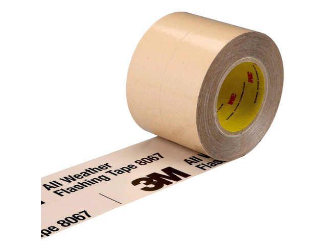 All Weather Flashing Tape 8067, Tan, 3 in x 75 ft, 1 Roll Waterproof flashing membrane for windows and doors, Self-adhered, Prevents moisture...