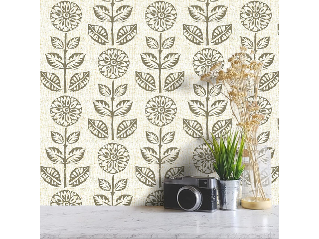 Vintage Floral Peel and Stick Wallpaper for Farmhouse 17.7in×590in Tulip Peel and Stick Wallpaper Floral Contact Paper Boho Self Adhesive Removable...