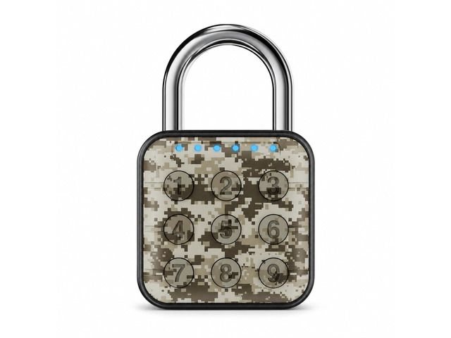 Locker Lock, 6-Digit Keypad Combination Lock for Gym Lockers Digital Push-Button Padlock, LED Feedback & Zinc Alloy for School Lockers, Employee...