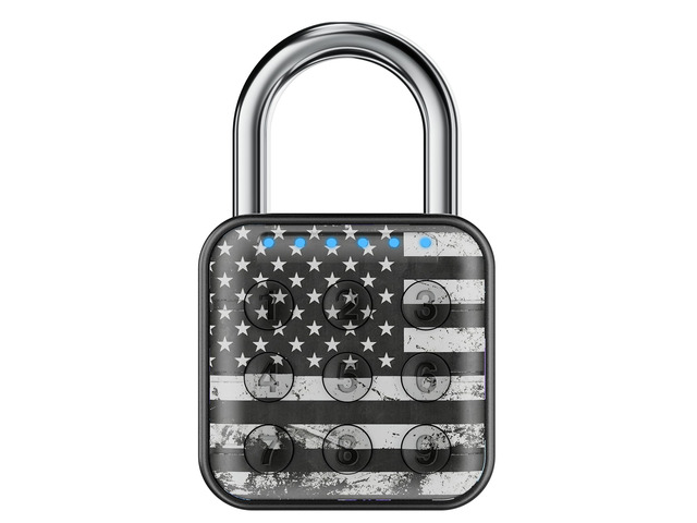 Locker Lock, 6-Digit Keypad Combination Lock for Gym Lockers Digital Push-Button Padlock, LED Feedback & Zinc Alloy for School Lockers, Employee...
