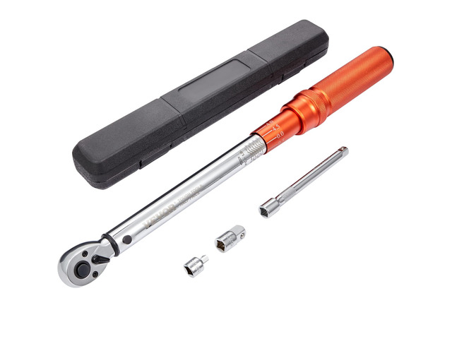 Torque Wrench 3/8-inch Drive 10-80ft. lb/14-110n. m Click Torque Wrench Auto or Instruments Repairing, Chrome Vanadium Steel, Dual-Direction...