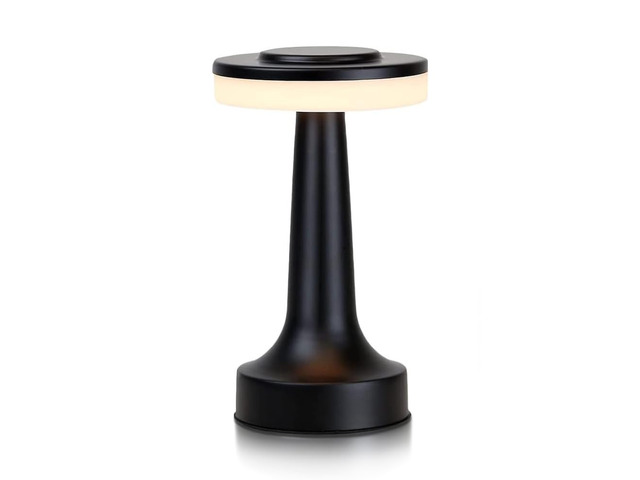 Cordless Metal Desk Lamp, Touch Sensor Control LED Table Lamp,3 Color Stepless Dimmable Battery Powered Lamp for Living Room, Dorm, Home Office...