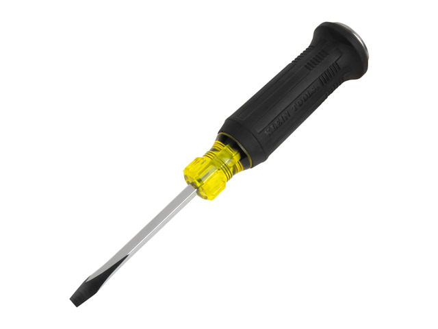 6004DD 1/4-Inch Keystone Demolition Screwdriver, Steel Tip-to-Cap Construction Demo Screwdriver, Cushion-Grip Handle, Oversized Strike Cap, Square...