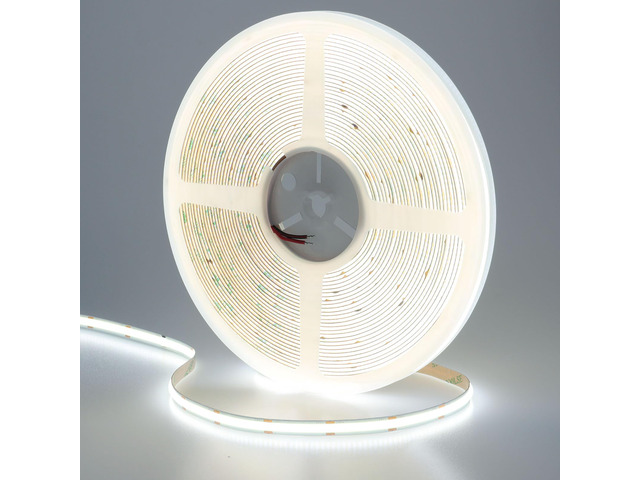 49.2ft/15M 24V COB LED Strip Light Cool White 6000K 5760LEDs 11000lm CRI 93+ Uniform Glow IP20 Not Waterproof Flexible LED Tape Lights for DIY...