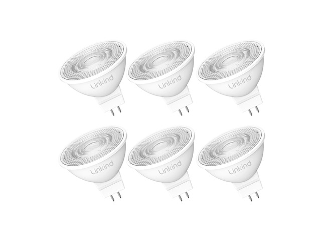 Dimmable MR16 LED Bulbs, 50W Equivalent GU5.3 Bi-Pin Base MR16 Bulbs, 12V Low Voltage 5W 2700K Soft White 500lm 40Â° Beam Angle for Spotlights,...