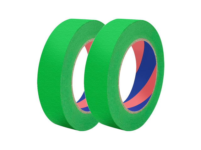 Painters Tape, 1 inch x 55 Yards x 2 Rolls Green Painters Masking Tape for Indoor and Outdoor Use, Medium Adhesive Paint Tape for DIY Crafts, Arts,...