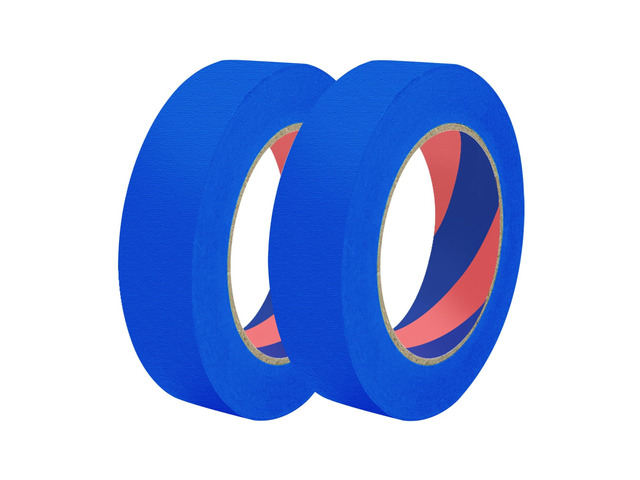 Painters Tape, 1 inch x 55 Yards x 2 Rolls Blue Painters Masking Tape for Indoor and Outdoor Use, Medium Adhesive Paint Tape for DIY Crafts, Arts,...