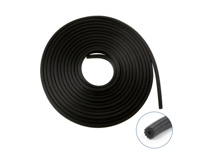 Window Screen Spline, 0.25' x 100' for Spline Groove Width 0.24 '' -0.25 '',Replacement Round Black Window Screen Retainer Spline, Window Screen...