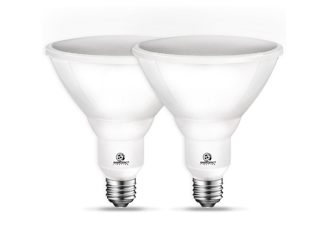Energetic LED Flood PAR38 Light Bulb, 3000K Warm White, 90W Equivalent, Efficient 11W, Wet Rated, 900 Lumens, Medium Base, Non-Dimmable, 2 Pack