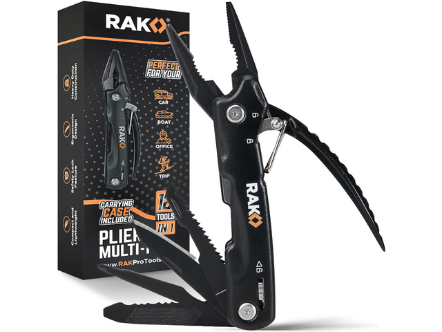 Pro Tools Pliers Multitool - Cool Unique Gifts For Dads Who Have Everything - Compact DIY Survival Multi Tool Gift for Men, Husband, Handyman -...