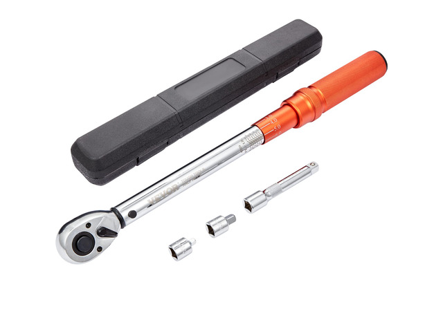 Torque Wrench 1/2' Drive 10-150ft. lb/14-204n. m Click Torque Wrench Auto or Instruments Repairing, Chrome Vanadium Steel, Dual-Direction Adjustable,...