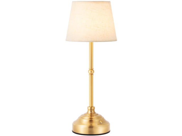 Cordless Table Lamp, Rechargeable Desk Lamp with Fabric Shade, 5400mAH Battery Operated 3 Color Stepless Dimming, Portable Touch Bedside Lamp Home...