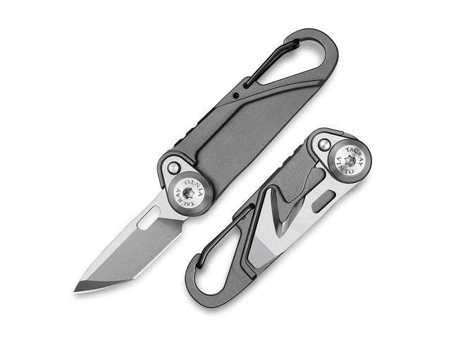 Vinto 5-in-1 Pocket Multitool Folding Utility Knife for EDC CVG10 steel blade, 5-in-1 multitool, seatbelt cutter, bottle opener, G10 handle,...