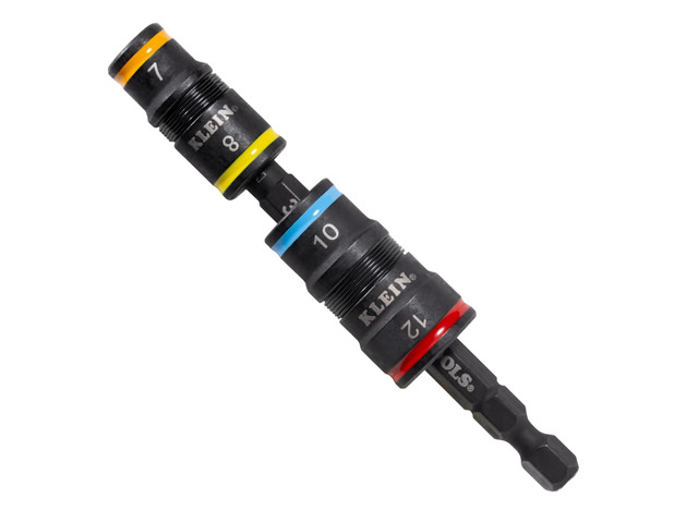 32932M 4-in-1 Metric Impact Socket Set, 2 Flip Sockets with 4 Metric Hex Sizes, 7 mm, 8 mm, 10 mm, 12 mm, Impact Rated 3-1/2-Inch Shaft