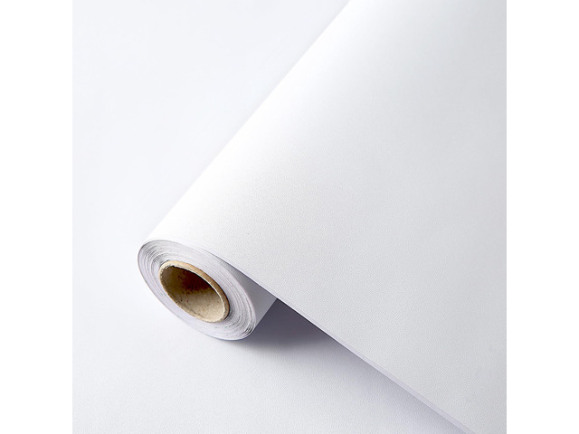 White Contact Paper Peel and Stick Wallpaper for Cabinets 15.7'x236' Self-Adhesive and Removable Decorative Textured Contact Paper for...