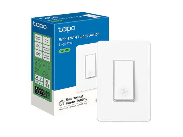 Smart Light Switch, Single Pole, Need Neutral Wire, S500 2.4GHz Wi-Fi Light Switch Compatible with Alexa and Google Home, UL Certified, No Hub...