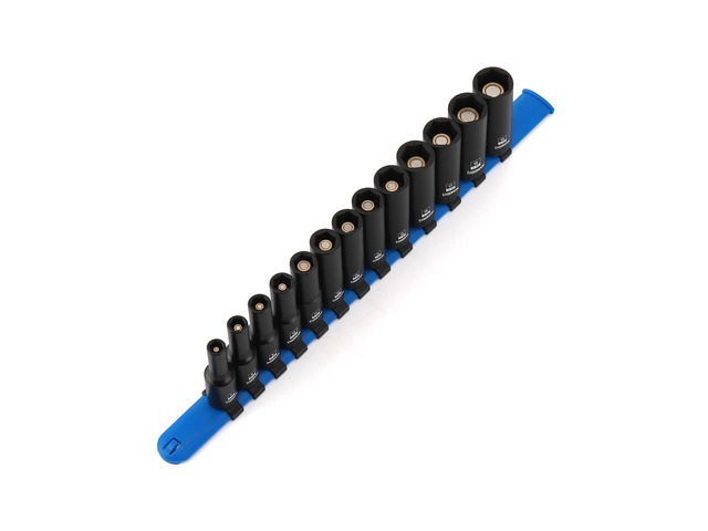 13PCS 3/8'Drive Magnetic Impact Socket Set, Deep, 6-Point, Metric, 7mm to 19mm, CR-MO