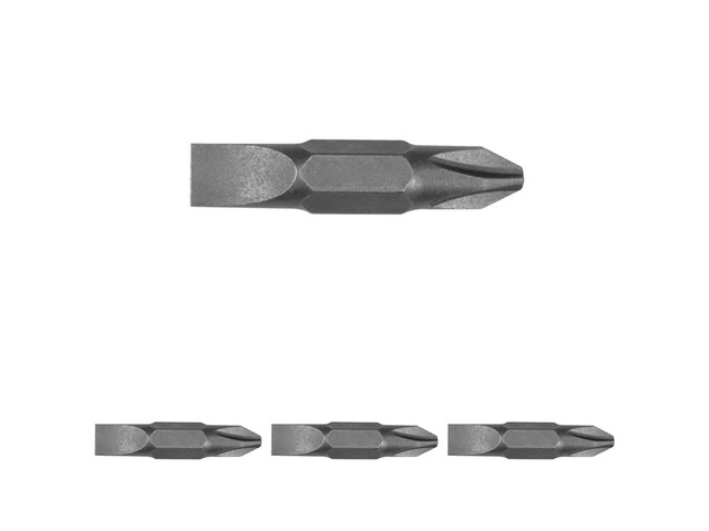 32483 Bit for 11-in-1 and 10-in-1 Screwdriver Nut Driver, #2 Phillips, 1/4-Inch Slotted (Pack of 4)