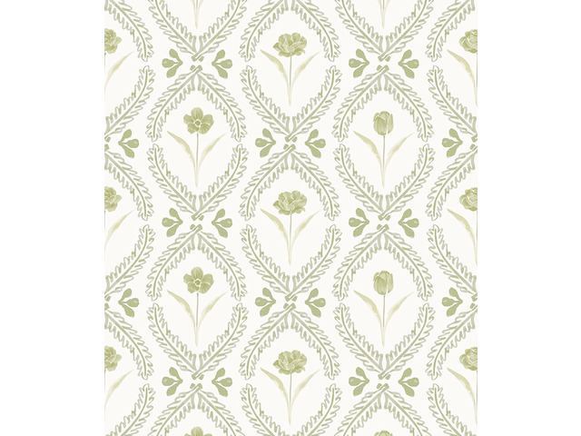 Peel and Stick Wallpaper Floral Vintage Stick on Wall Paper 16.9in x196.8in Beige and Green Floral Contact Paper for Cabinet Removable Self...