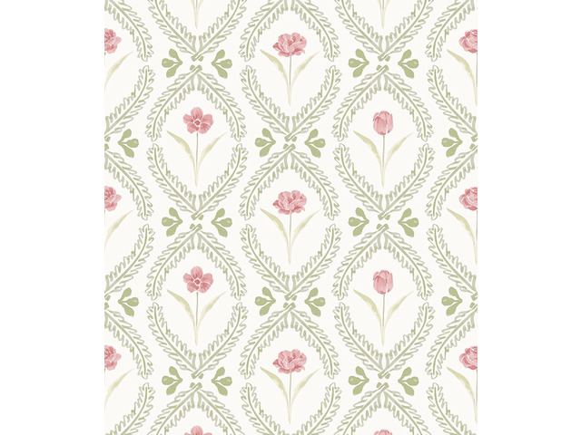 Peel and Stick Wallpaper Green Pink Floral Wallpaper 16.9in x196.8in Leaf Contact Paper Vinyl Waterproof Self Adhesive Boho Botanical Wallpapers...