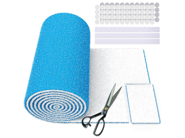 Air Vent Filters, 20' x 120' Cut to Size Air Filter Material (80+ Filters), MERV 8 Triple Vent Filter Kit for Home Floor, Grilles, Ceiling, HVAC...