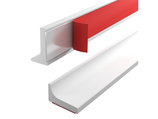 Shower Threshold Water Dam Guard - Self-Adhesive Silicone Waterproof Barrier, Leak-Proof, Flexible, Easy Installation, Customizable Length for...