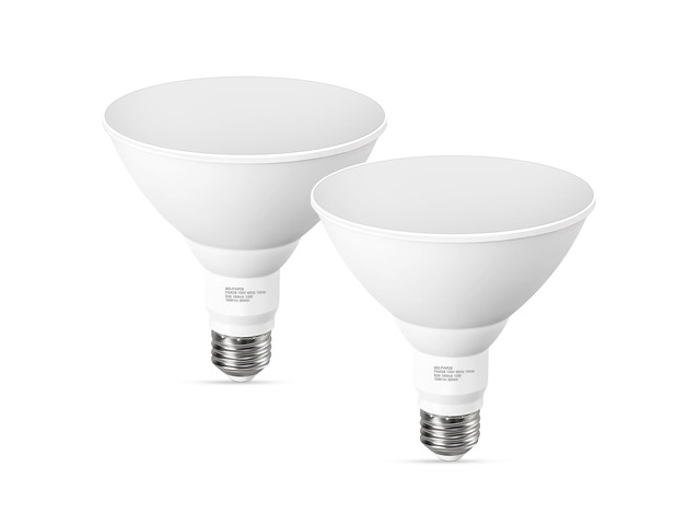 PAR38 Outdoor Flood Light Bulbs, LED Flood Light Bulb Warm White 3000K, 100W Equivalent, 1050LM, Dimmable E26 Base for Porch Garage Yard, 2 Pack