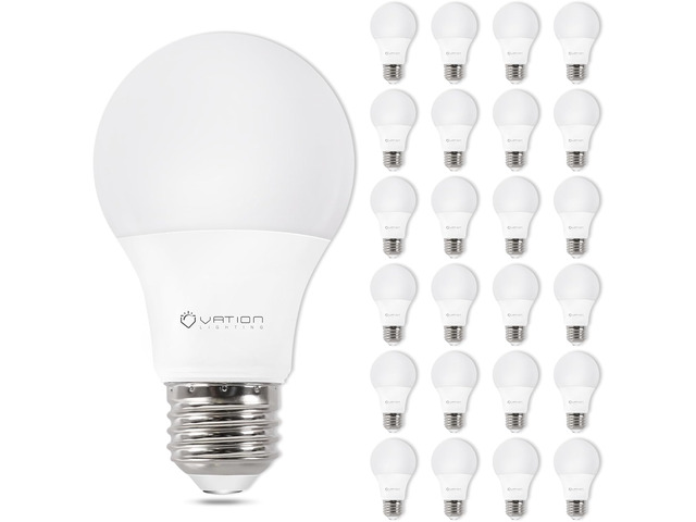 24 Pack A19 LED Light Bulb, 40 Watt Light Bulbs, Softwhite 2700K, Non-Dim Efficient 5Watt, 450 Lumens, E26 Medium Base, ETL/UL Listed, Energy...