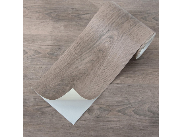 Wood Textured Peel and Stick Vinyl Floor Tiles, 40-Pack, Teak Rigid Surface, Waterproof, Fire-Proof, Self-Adhesive, Easy to Clean, Cover 60 sq. ft,...