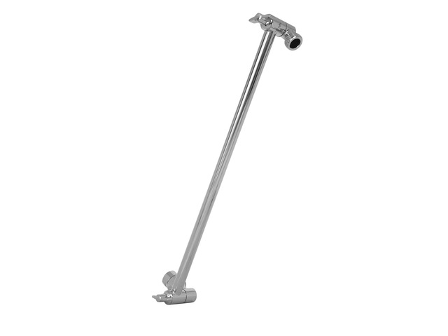 16' Extension Arm, Adjustable Height & Angle, Polished Chrome Adjustable Height & Angle, Sturdy Lock, Universal Connection, Transform your showers...