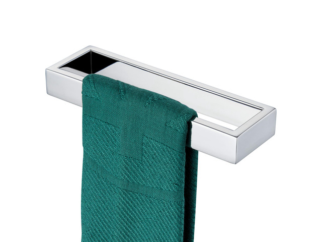 Towel Ring Chrome Hand Towel Bar Rack 9-Inch Kitchen Holder Polished Stainless Steel for Bathroom Hardware Wall Mounted, 1 Pack B4008CH-L9