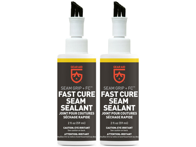 Seam Grip FC Fast Cure Sealant for Sealing Seams on Tents, Rainflies, Shelters, Awnings, Tarps and Pop-ups Made of Nylon, Vinyl, Clear, 2 fl oz, 2...