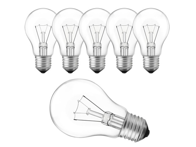 6-Pack 60 Watt Incandescent Light Bulbs, A19 E26 Incandescent Bulb Dimmable 2780K Warm White Light, Shatter-Resistant and Durable Bulb