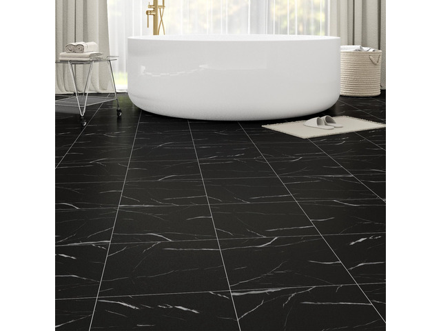 40-Pack Peel and Stick Floor Tiles Vinyl Floor 12 x 12 inch Self Adhesive Waterproof Flooring Planks DIY for Bathroom, Kitchen, Living Room, RV,...