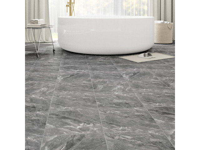 40-Pack Peel & Stick Floor Tiles 12 x 12 inch Vinyl Floor Self Adhesive Waterproof Flooring Planks DIY for Bathroom, Kitchen, Living Room, RV,...