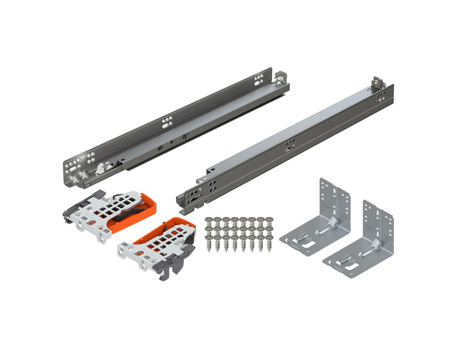 Tandem Plus OTION 21' Undermount Drawer Slides Kit Full Extension 1 Kit, Soft Close, Locking Devices, Rear Mounting Brackets and Screws Included,...